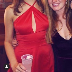 Beautiful red Lush dress from Nordstrom